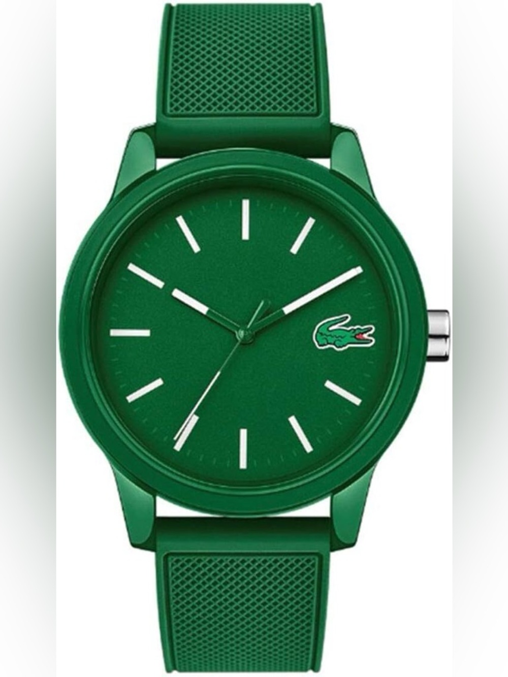 Lacoste Unisex Analog Watch Lacoste 12.12 42mm Men's Green Silicone NWOT